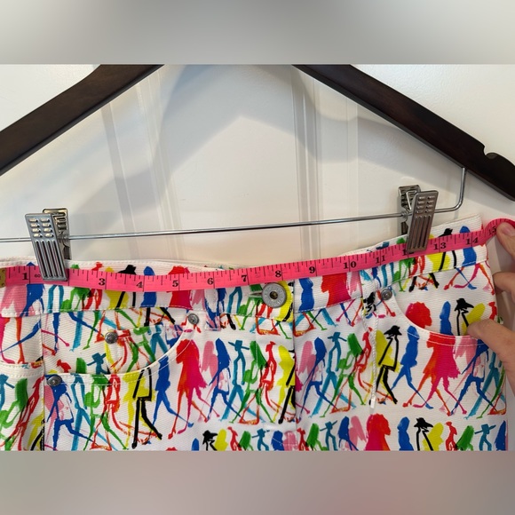 SOLD! Weekend MaxMara “Flutterflies” Collection Mini Cotton Skirt.Size: IT42 US6 - Picture 14 of 16